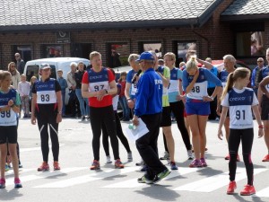 Met nummer 83 kwam ik aan de start.