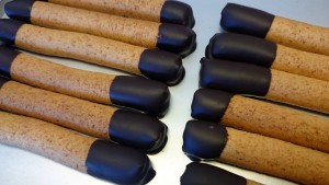 Amandelstangen van een nederlandse bakker in de buurt